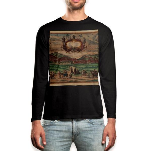 O TVc Y  ubN fUC XS S M L XL 2XL T eB[Vc  black T shirt long sleeve  G@CXg 006207