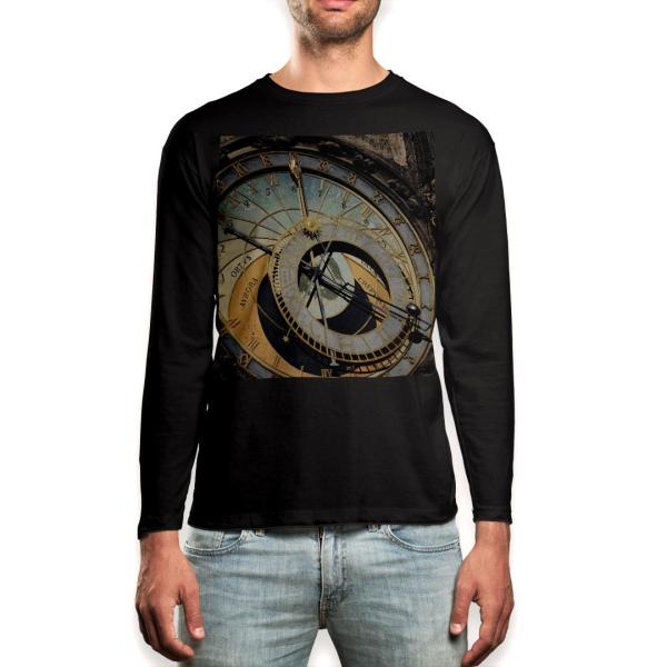 O TVc Y  ubN fUC XS S M L XL 2XL T eB[Vc  black T shirt long sleeve  ʐ^@v 006276