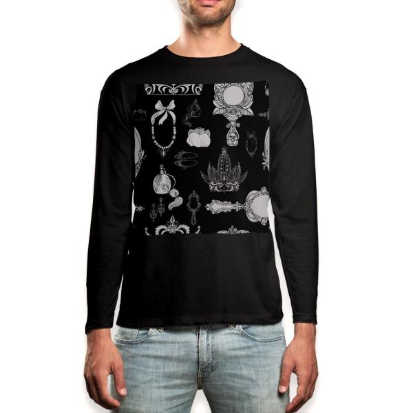 O TVc Y  ubN fUC XS S M L XL 2XL T eB[Vc  black T shirt long sleeve  @C@CXg 006315