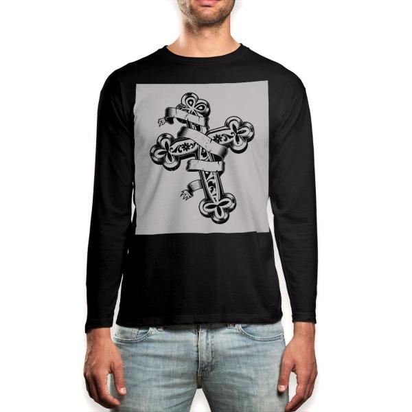 O TVc Y  ubN fUC XS S M L XL 2XL T eB[Vc  black T shirt long sleeve  \ˁ@CXg 006434