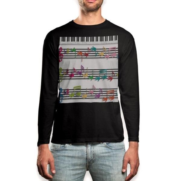 O TVc Y  ubN fUC XS S M L XL 2XL T eB[Vc  black T shirt long sleeve  @y@sAm 006472