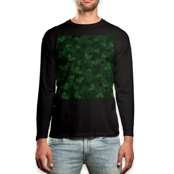 �����O T�V���c �����Y ���� �u���b�N �f�U�C�� XS S M L XL 2XL ����T �e�B�[�V���c �� black T shirt long sleeve  �N���[�o�[�@�͗l 006625