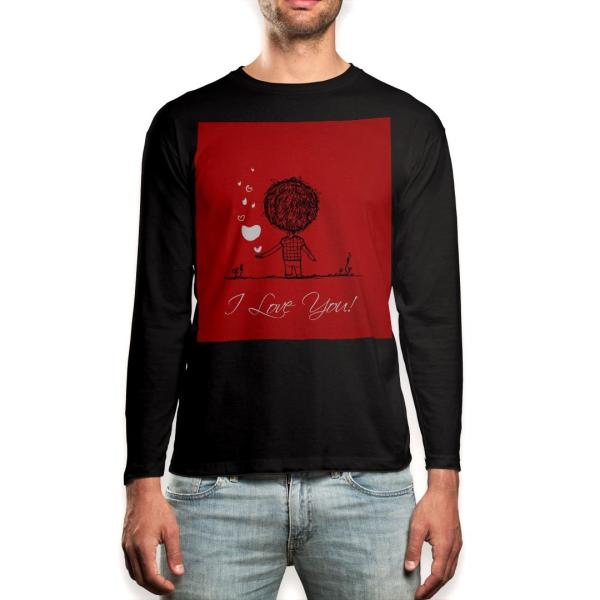 O TVc Y  ubN fUC XS S M L XL 2XL T eB[Vc  black T shirt long sleeve  n[g@@p@l 007535