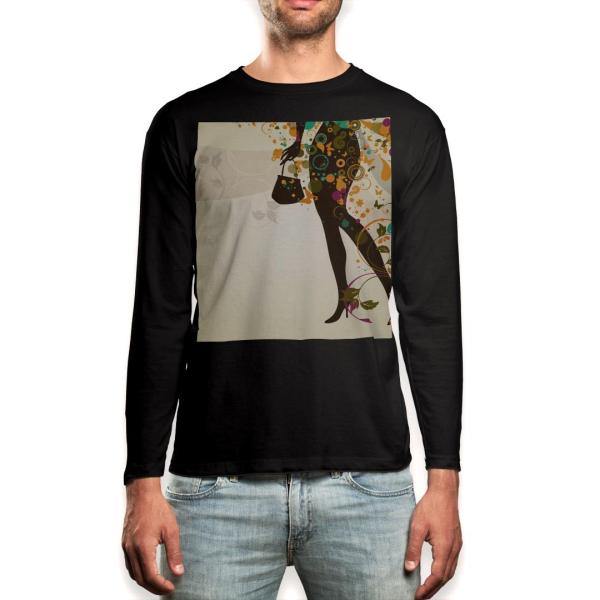 O TVc Y  ubN fUC XS S M L XL 2XL T eB[Vc  black T shirt long sleeve  l@@IW@A 007704