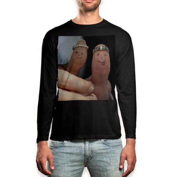 O TVc Y  ubN fUC XS S M L XL 2XL T eB[Vc  black T shirt long sleeve  ʐ^@wց@l@ 008128