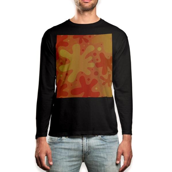 O TVc Y  ubN fUC XS S M L XL 2XL T eB[Vc  black T shirt long sleeve  ԁ@t[@IW 008258