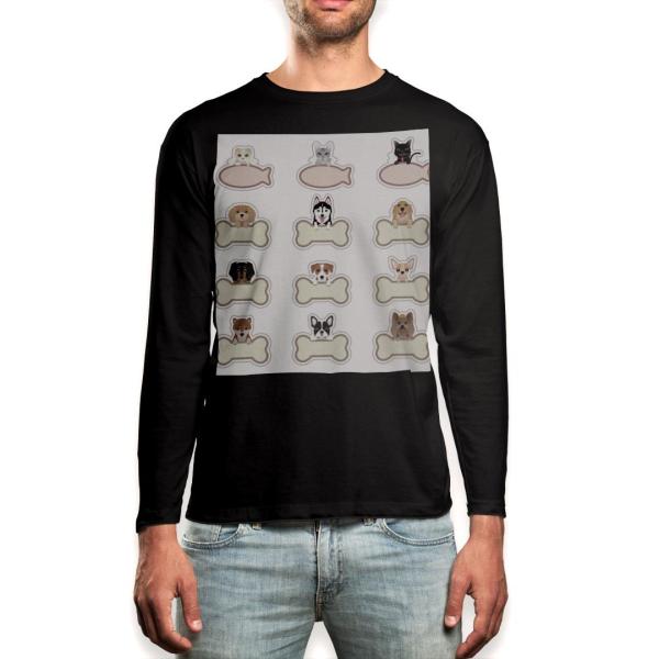 O TVc Y  ubN fUC XS S M L XL 2XL T eB[Vc  black T shirt long sleeve  @L@LN^[ 009180