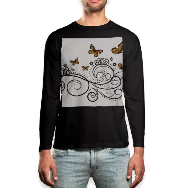 O TVc Y  ubN fUC XS S M L XL 2XL T eB[Vc  black T shirt long sleeve  @t[@VbN 009566