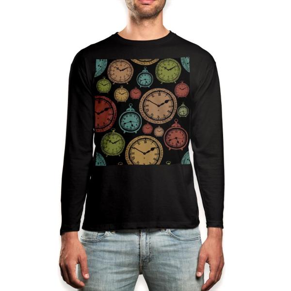 O TVc Y  ubN fUC XS S M L XL 2XL T eB[Vc  black T shirt long sleeve  v@AeB[N 009701