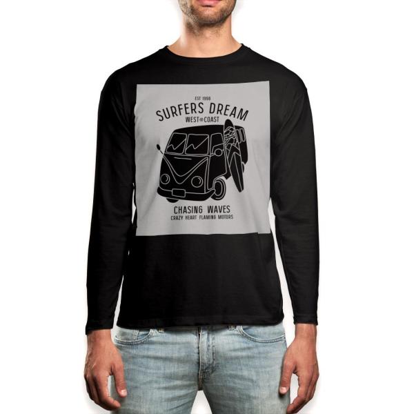 O TVc Y  ubN fUC XS S M L XL 2XL T eB[Vc  black T shirt long sleeve  T[tB@蕨@p 009947