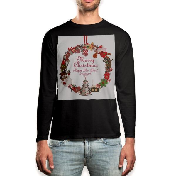 O TVc Y  ubN fUC XS S M L XL 2XL T eB[Vc  black T shirt long sleeve  NX}X@[X@Ⴞ 009975