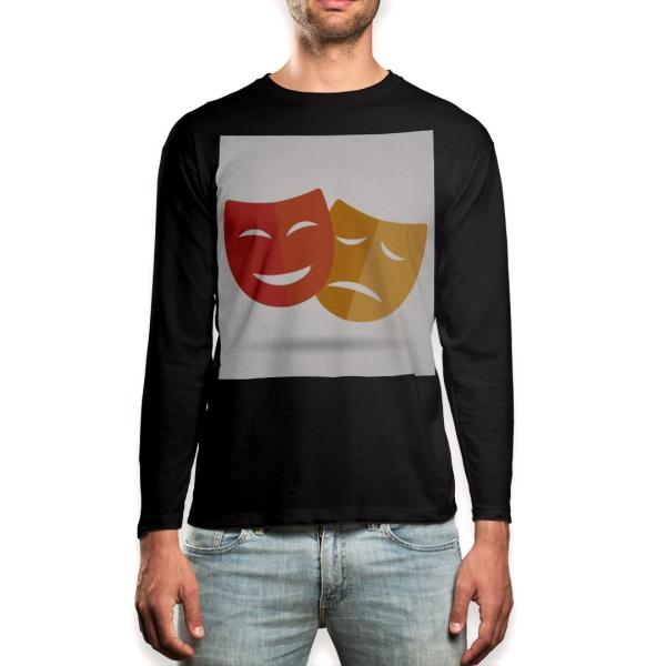 O TVc Y  ubN fUC XS S M L XL 2XL T eB[Vc  black T shirt long sleeve  ʁ@ԁ@IW 010307