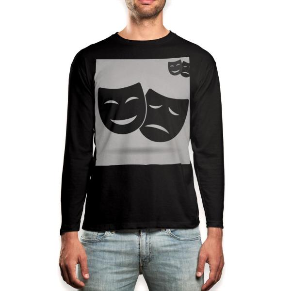 O TVc Y  ubN fUC XS S M L XL 2XL T eB[Vc  black T shirt long sleeve  ʁ@ 010308