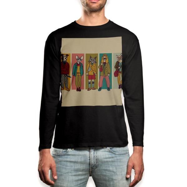 O TVc Y  ubN fUC XS S M L XL 2XL T eB[Vc  black T shirt long sleeve  @@L@t@bV 010414