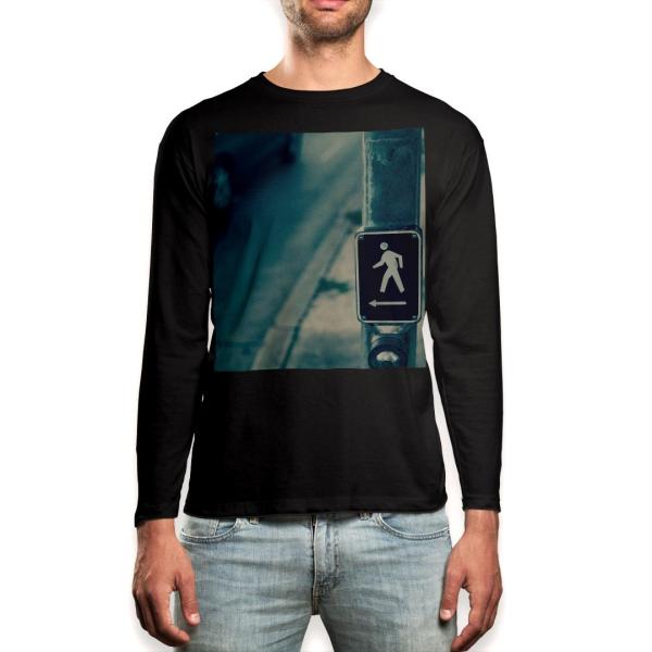 O TVc Y  ubN fUC XS S M L XL 2XL T eB[Vc  black T shirt long sleeve  W@l@ 010586