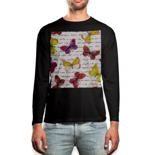 O TVc Y  ubN fUC XS S M L XL 2XL T eB[Vc  black T shirt long sleeve  @p@Jt 011012