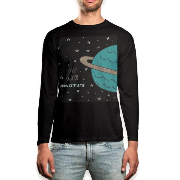 O TVc Y  ubN fUC XS S M L XL 2XL T eB[Vc  black T shirt long sleeve  F@f@ 011137