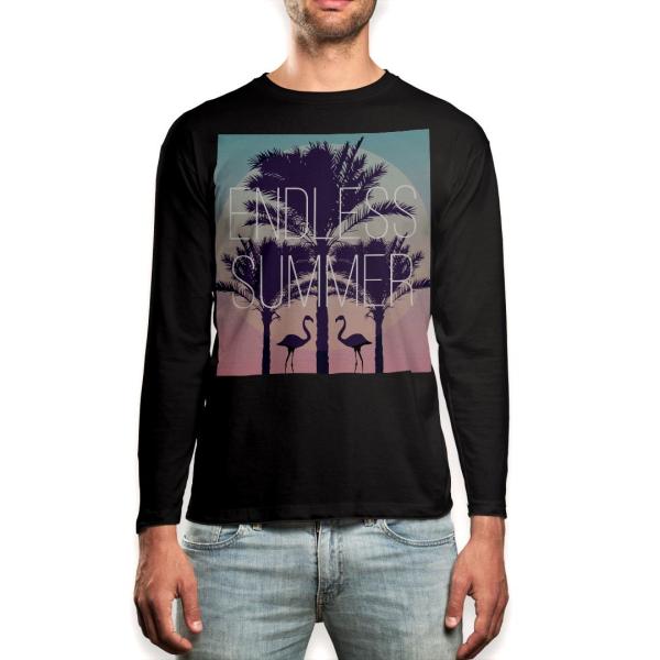 O TVc Y  ubN fUC XS S M L XL 2XL T eB[Vc  black T shirt long sleeve  ā@V̖؁@p 011156