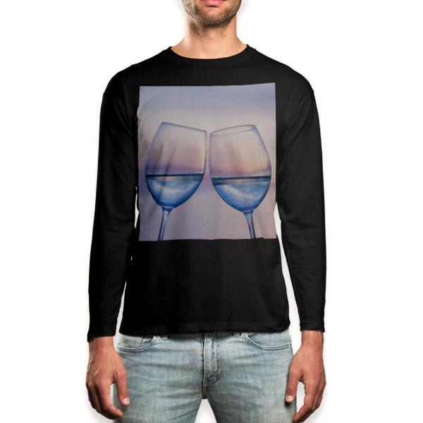 O TVc Y  ubN fUC XS S M L XL 2XL T eB[Vc  black T shirt long sleeve  OX@ʐ^@Of[V 011243