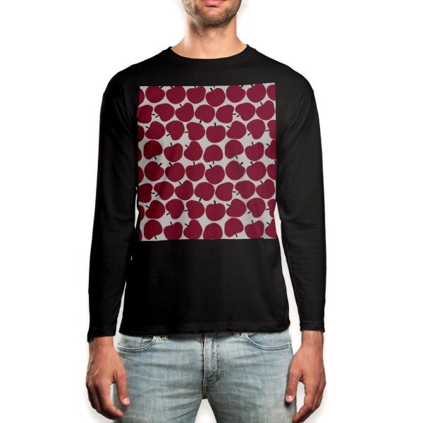 O TVc Y  ubN fUC XS S M L XL 2XL T eB[Vc  black T shirt long sleeve  񂲁@ԁ@ʕ 011247