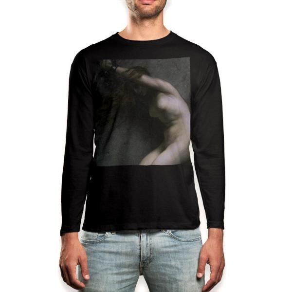 O TVc Y  ubN fUC XS S M L XL 2XL T eB[Vc  black T shirt long sleeve  CXg@l@G 011458