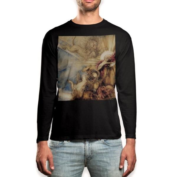 O TVc Y  ubN fUC XS S M L XL 2XL T eB[Vc  black T shirt long sleeve  CXg@CI@G 011463