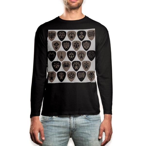 �����O T�V���c �����Y ���� �u���b�N �f�U�C�� XS S M L XL 2XL ����T �e�B�[�V���c �� black T shirt long sleeve  ���y�@�M�^�[�@���b�N 011665