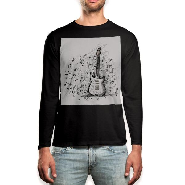 �����O T�V���c �����Y ���� �u���b�N �f�U�C�� XS S M L XL 2XL ����T �e�B�[�V���c �� black T shirt long sleeve  ���y�@�����@�M�^�[ 011720