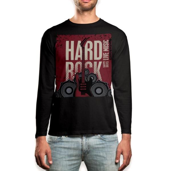 �����O T�V���c �����Y ���� �u���b�N �f�U�C�� XS S M L XL 2XL ����T �e�B�[�V���c �� black T shirt long sleeve  �M�^�[�@���b�N�@���������� 011867