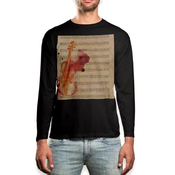 �����O T�V���c �����Y ���� �u���b�N �f�U�C�� XS S M L XL 2XL ����T �e�B�[�V���c �� black T shirt long sleeve  �M�^�[�@�y���@���� 011888