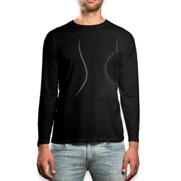 �����O T�V���c �����Y ���� �u���b�N �f�U�C�� XS S M L XL 2XL ����T �e�B�[�V���c �� black T shirt long sleeve  �M�^�[�@�������@���������� 011978