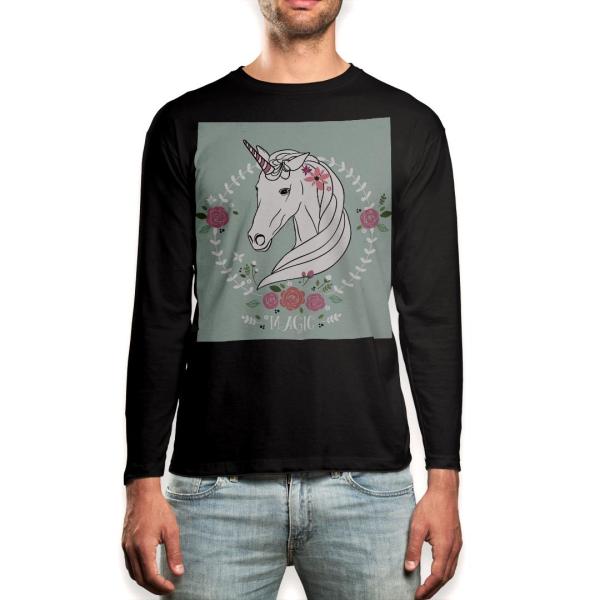 O TVc Y  ubN fUC XS S M L XL 2XL T eB[Vc  black T shirt long sleeve  n@jR[@ 012154