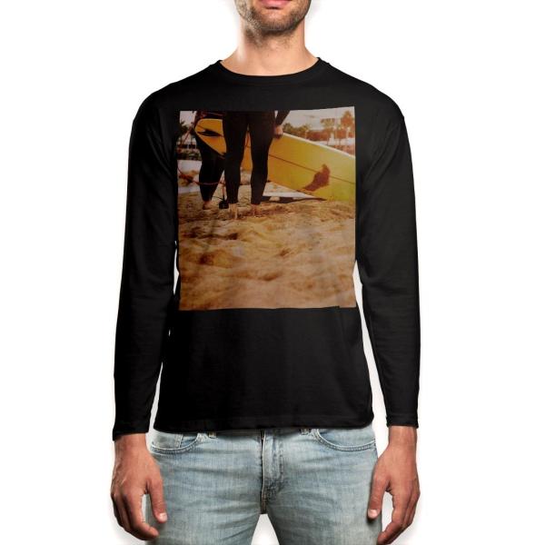 O TVc Y  ubN fUC XS S M L XL 2XL T eB[Vc  black T shirt long sleeve  T[tB@T[t@l 012390