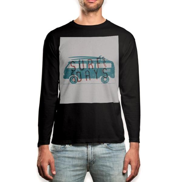 O TVc Y  ubN fUC XS S M L XL 2XL T eB[Vc  black T shirt long sleeve  T[t@ԁ@p 012461