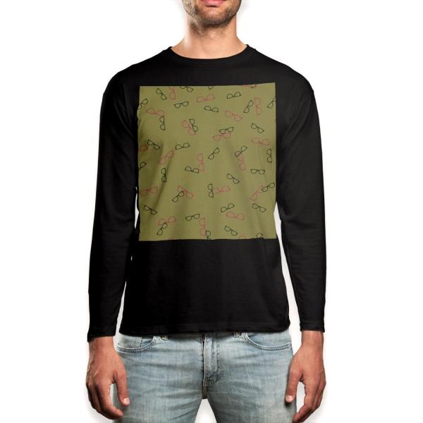 O TVc Y  ubN fUC XS S M L XL 2XL T eB[Vc  black T shirt long sleeve  ዾ@}[N@߂ 012680