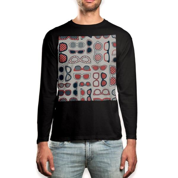O TVc Y  ubN fUC XS S M L XL 2XL T eB[Vc  black T shirt long sleeve  TOX@ዾ@ 012746