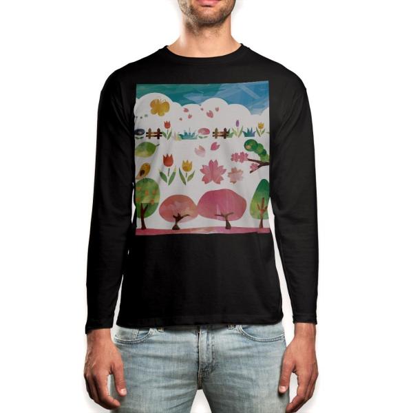 O TVc Y  ubN fUC XS S M L XL 2XL T eB[Vc  black T shirt long sleeve  ؁@@ 012990