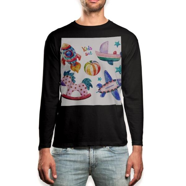 O TVc Y  ubN fUC XS S M L XL 2XL T eB[Vc  black T shirt long sleeve  @LbY@q 013609