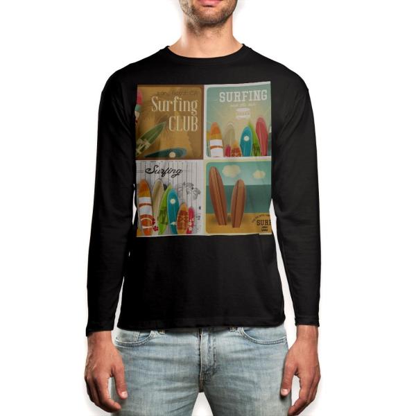 O TVc Y  ubN fUC XS S M L XL 2XL T eB[Vc  black T shirt long sleeve  T[tB@X|[c@ 013760