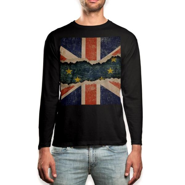 �����O T�V���c �����Y ���� �u���b�N �f�U�C�� XS S M L XL 2XL ����T �e�B�[�V���c �� black T shirt long sleeve  �C�M���X�@�����@���g�� 013779