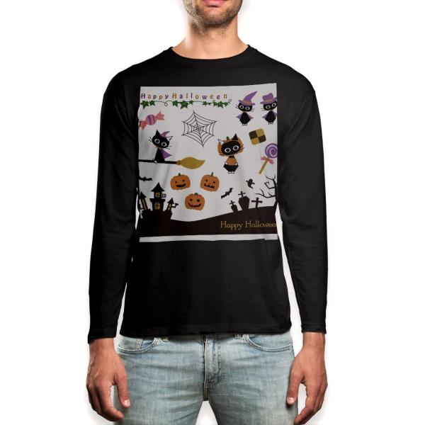 O TVc Y  ubN fUC XS S M L XL 2XL T eB[Vc  black T shirt long sleeve  nEB@ڂ@RE 013842