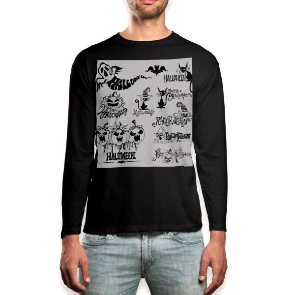 O TVc Y  ubN fUC XS S M L XL 2XL T eB[Vc  black T shirt long sleeve  nEB@ڂ@΂ 014116