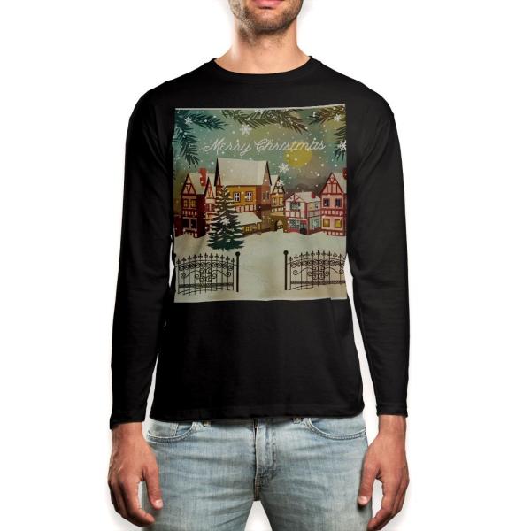 O TVc Y  ubN fUC XS S M L XL 2XL T eB[Vc  black T shirt long sleeve  NX}X@@ 014124