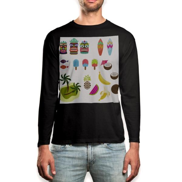 O TVc Y  ubN fUC XS S M L XL 2XL T eB[Vc  black T shirt long sleeve  C@V̖؁@gsJ 014298