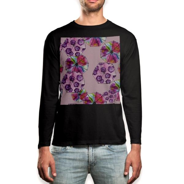 O TVc Y  ubN fUC XS S M L XL 2XL T eB[Vc  black T shirt long sleeve  ԁ@AWTC@t[@sN 014751