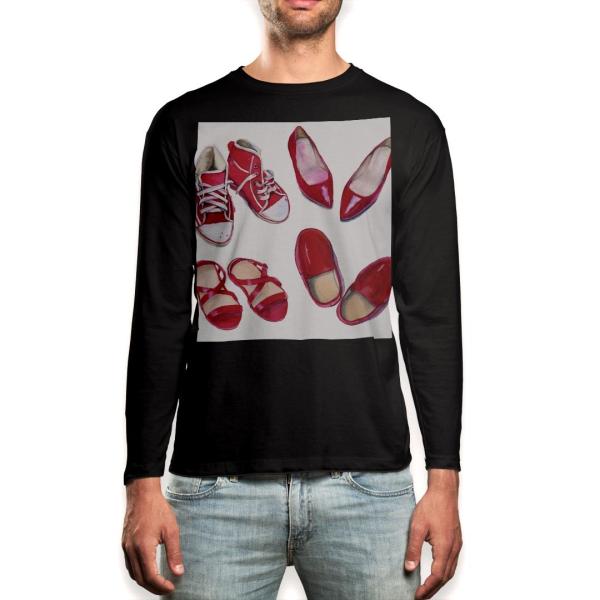 O TVc Y  ubN fUC XS S M L XL 2XL T eB[Vc  black T shirt long sleeve  C@Xj[J[@ 014766