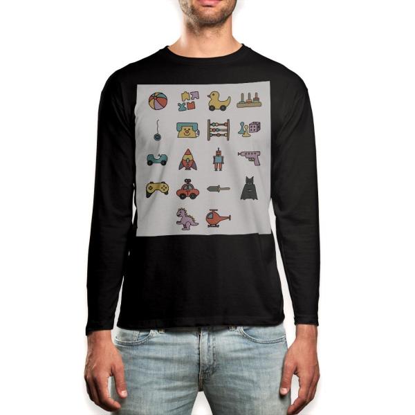 O TVc Y  ubN fUC XS S M L XL 2XL T eB[Vc  black T shirt long sleeve  @ACR@킢 014952