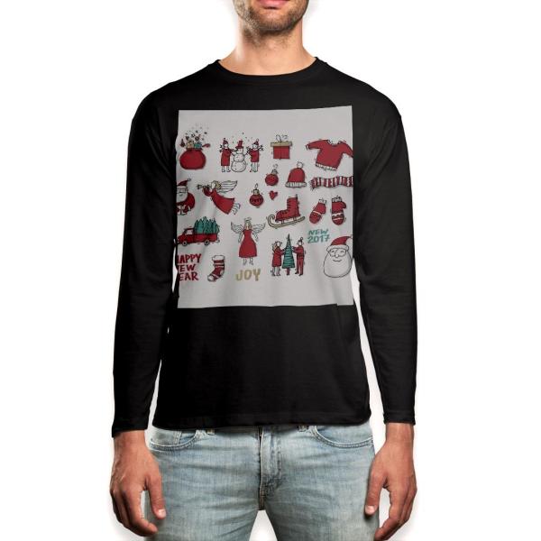 O TVc Y  ubN fUC XS S M L XL 2XL T eB[Vc  black T shirt long sleeve  NX}X@T^N[X 015488