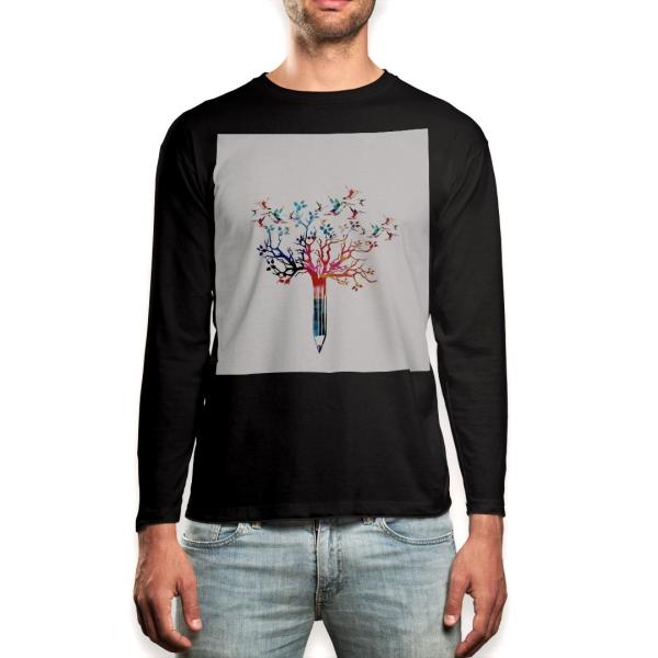 O TVc Y  ubN fUC XS S M L XL 2XL T eB[Vc  black T shirt long sleeve  M@؁@}@Jt 015777