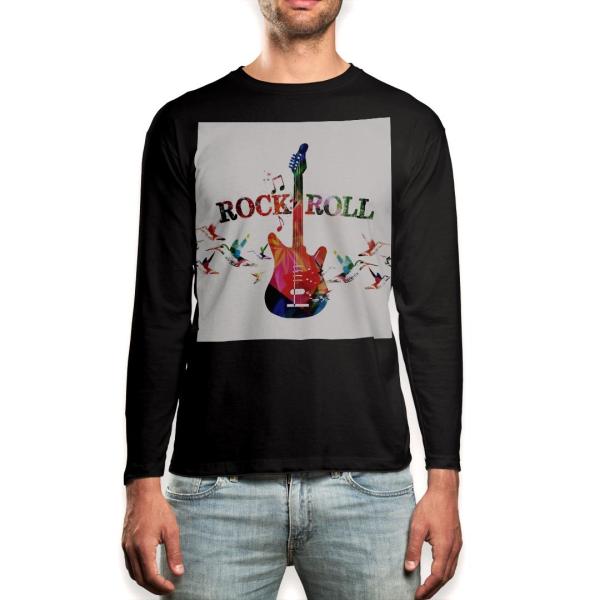 �����O T�V���c �����Y ���� �u���b�N �f�U�C�� XS S M L XL 2XL ����T �e�B�[�V���c �� black T shirt long sleeve  ���b�N�@�M�^�[�@�J���t�� 015807